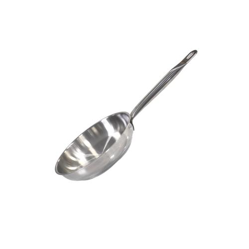 Elo 2454426 Poêle De Cuisine En Inox, Poêle Inox, Poêle À Frire 24 Cm, Poêle 24 Cm, Poêle Inox Induction, Acier Inoxydable, 24 X 5,5 Cm