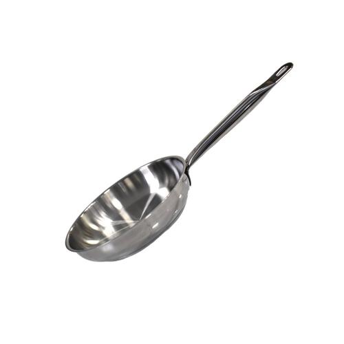 Elo 2454826 Poêle De Cuisine En Inox De 28 Cm, Poêle Induction Inox, Poêle Inox, Poêle 28 Cm, Acier Inoxydable, 28 X 6 Cm