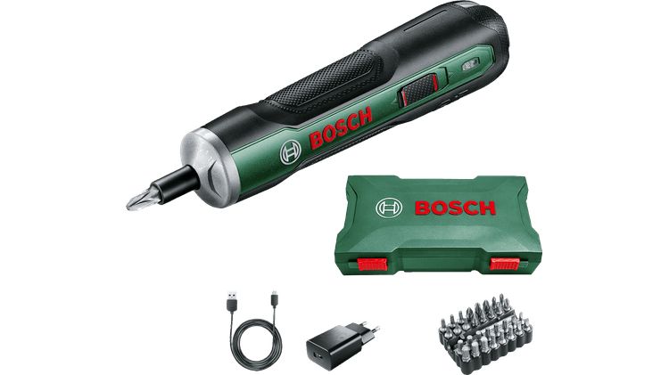 Visseuse BOSCH Pushdrive Batterie 1,5Ah 3,6V + Coffret de Vissage