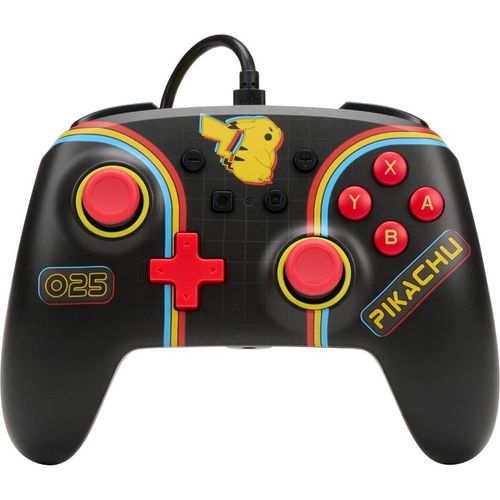 Manette Filaire Am Lior E Powera Pour Nintendo Switch Pok Mon Pikachu Arcade