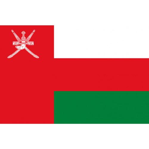 Autocollant sticker drapeau OM oman - objet publicitaire