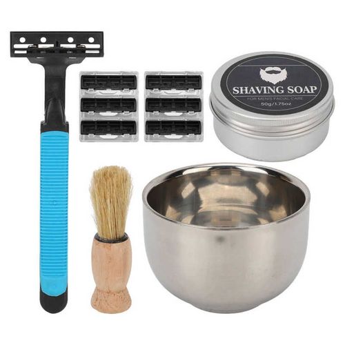 Kit De Brosse À Raser Pour Hommes, Ensemble Complet De Soins Professionnels Du Pain, Doux, Apaisant Pour La Peau, Mousse De Savon De 1.8oz, Cadeau Pour Hommes 