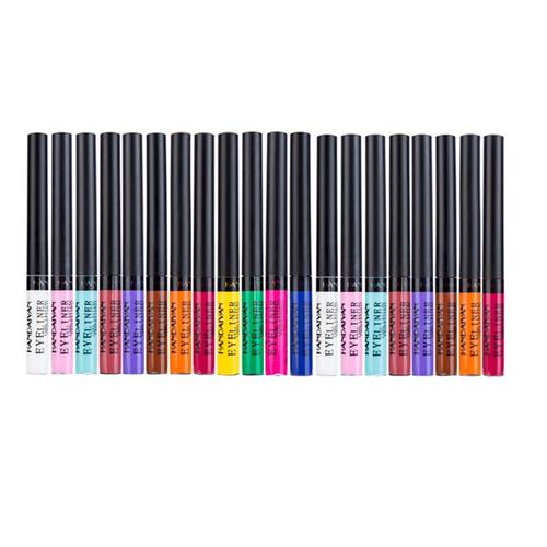 Eyeliner Liquide Mat, 12 Pièces/Lot, Crayon De Couleur Vive, Imperméable, Blanc, Crayon De Maquillage Pour Les Yeux 