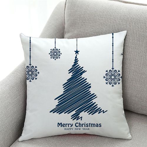 Housse De Coussin En Velours Super Doux, Série De Noël, 1 Pièce, Décoration De Canapé, De Maison, De Vacances D'hiver