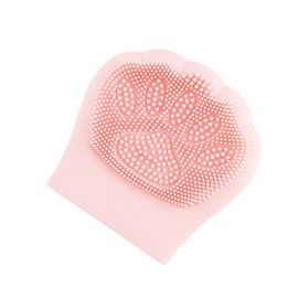 Brosse De Nettoyage Du Visage En Silicone En Forme De Patte De Chat, Produit De Lavage Du Visage, Nettoyeur De Pores, Exfoliant, Brosse De Gommage Du Visage, Soins De La Peau, 1 Pièce 