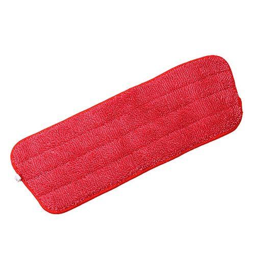 Chiffon de nettoyage lavable de remplacement, 41x14cm, pratique, nettoyage de la poussière domestique, tampon en microfibre réutilisable pour serpillière à Spray