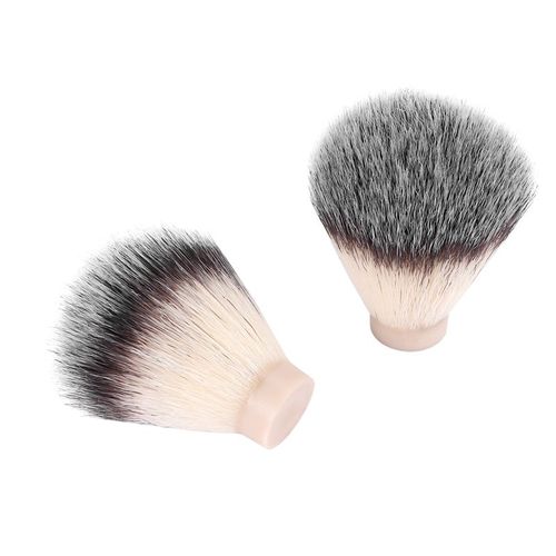 Brosse De Rasage En Nylon Pour Hommes, 2 Pièces, Pour Éliminer Les Poils De Blaireau Et La Poussière, Appareil De Nettoyage Du Visage Et De La Barbe 