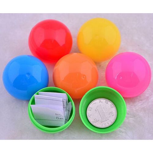 Balle De Tennis 6 Couleurs, Ouverture De 3.8 Cm, Balle De Loterie, Balle De Ping-Pong