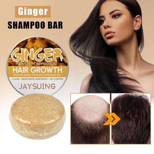 Shampooing En Silicone Au Gingembre, 60g, Savon Pour La Croissance Des Cheveux, Eau, Huile Essentielle, Fait À La Main, I0x7 