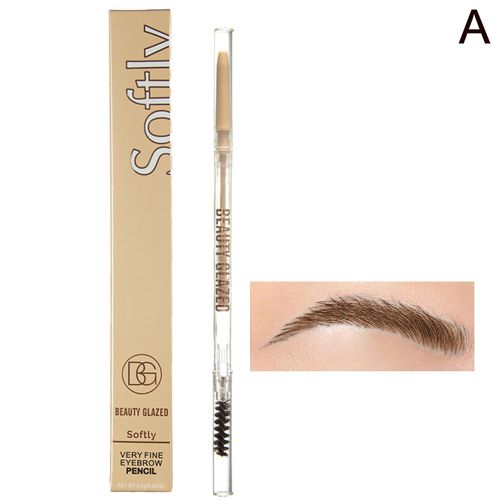 Crayon À Sourcils Double Tête 2 En 1, Stylo Étanche Et Durable, Brosse De Maquillage Avec Cosmétiques, Tatouage Ti Q8x3 