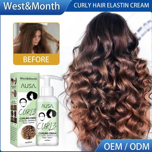 Crème Revitalisante Pour Les Cheveux, 50ml, Produit De Beauté, Soin Capillaire Parfait, Pour Les Cheveux Bouclés, Redonne Du Style, U3h3 