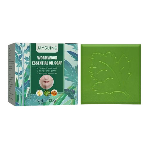 Savon De Bain Pour L'élimination Des Acariens, Huile Essentielle De Bois D'absinthe, Nettoyant Pour Le Visage, Hydratant, Nettoyant, 100g, V1y8 