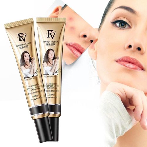 Fond De Teint Correcteur Pour Toute La Peau, Mat, Léger, Contrôle Des Taches D'huile, Crème Foncée, Maquillage Longue Durée, Couvrant Les Taches, Imperméable, R2b7 