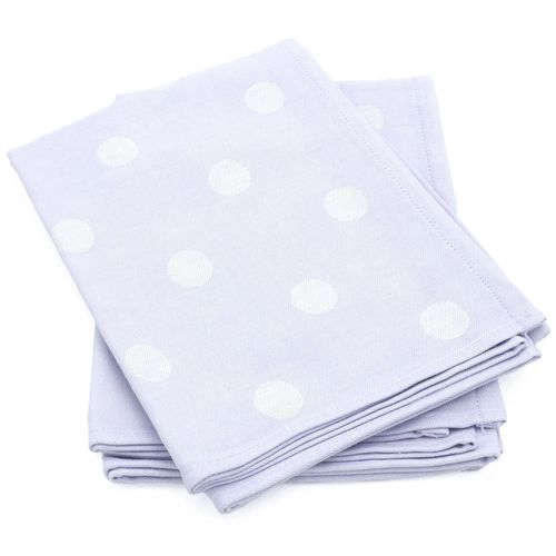 Lot De 2 Torchons De Cuisine Toile 50x70 Cm Coton Spot Ii Bleu