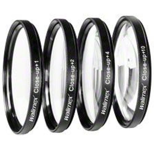 Walimex - Jeu d'objectifs rapprochés spécial macrophotographie (67 mm, 1/+2/+4/+10 dioptrie)