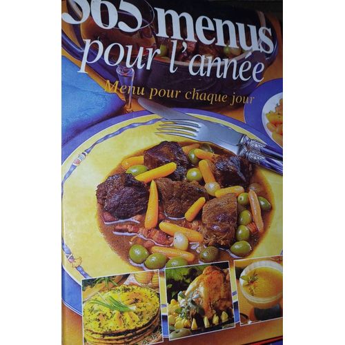 365 Menus Pour L Annee Menu Pour Chaque Jour