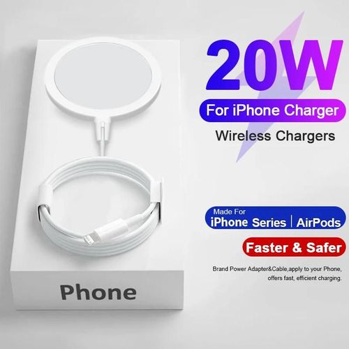 Chargeur Sans Fil - Chargeur Magnétique Sans Fil Usb Type C Pour Iphone, Adaptateur De Charge Rapide, Mini Airpods, Pour Modèles 14 Plus, 12, 13 Pro Max