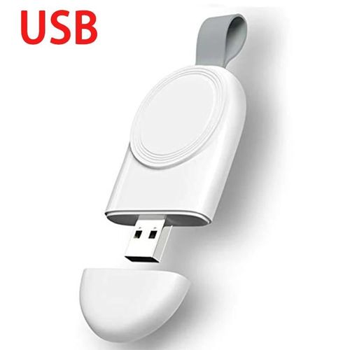 Chargeur Usb - Mini Station De Charge Magnétique Sans Fil Pour Apple Watch Série 8 7 6/5/4/Se/3/2, Chargeur De Câble De Charge Sans Fil Portable Pour Iwatch