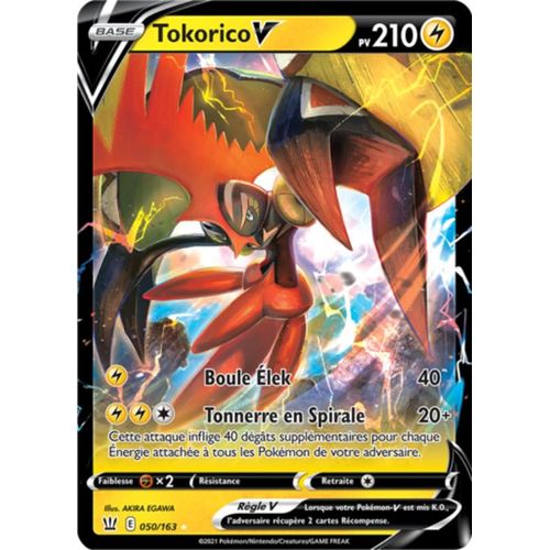 Pokémon - Tokorico V - 050/163 Set Styles De Combat Fr