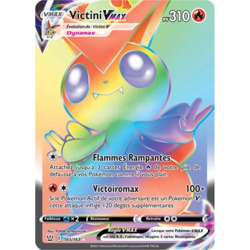 Pokémon - Victini Vmax - 165/163 Set Styles De Combat Fr