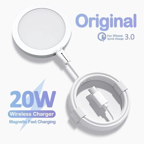 Chargeur Sans Fil 20w Original Pour Iphone 13 12 14 Pro Max 13 Mini Plus, Chargeur Usb Type C Magnétique, Charge Rapide