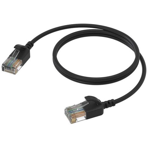 Procab CSD560B/1.5 Slimline câble réseau CAT6A 1,5 m