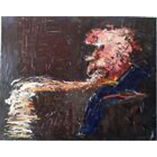 Toile Peinture Tableaux Musiciens Jazz Musique 80 X 80 Cm -Johnny "Griffon" Griffin Par Arena