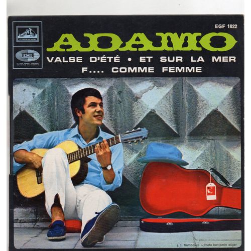 45 Tours 7egf 1022 - Adamo - Valse D'ete - Et Sur La Mer...- F... Comme Femme