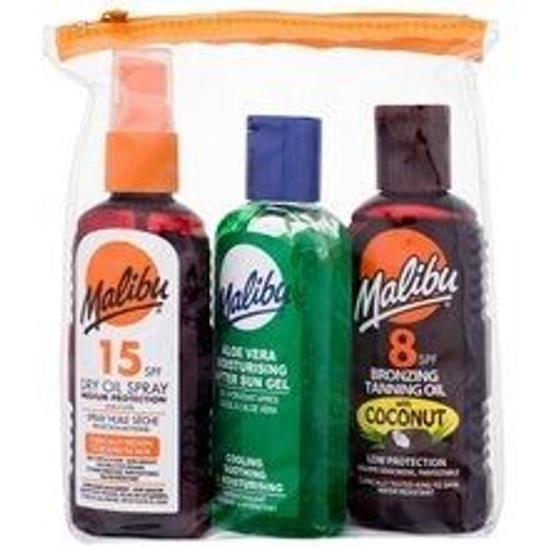 Malibu - Dry Oil Spray Spf15 Set - Dárková Sada 100ml 