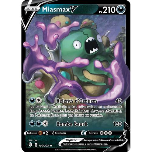 Pokémon - Miasmax V - 100/203 Set Évolution Céleste Fr