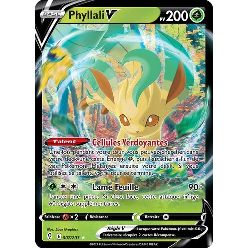Pokémon - Phyllali V - 007/203 Set Évolution Céleste Fr