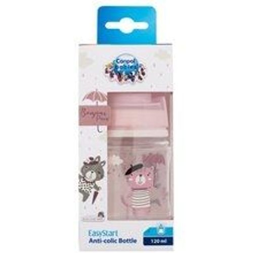 Canpol Babies - Bonjour Paris Easy Start Anti-Colic Bottle Pink - Kojenecká Lahev 120 Ml 