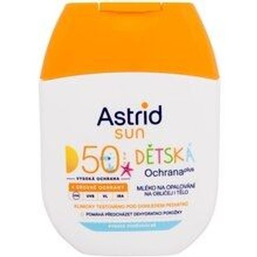 Astrid - Sun Kids Face And Body Lotion Spf50 - D¿Tské Vod¿Odolné Opalovací Mléko Na T¿Lo A Obli¿Ej 60ml 
