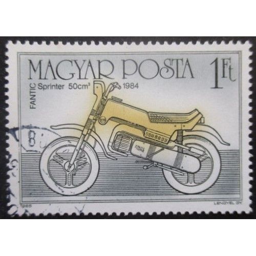 Hongrie N°3016 Moto Oblitéré