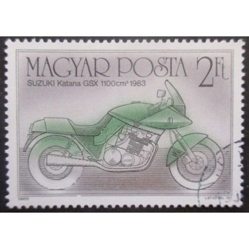 Hongrie N°3017 Moto Oblitéré