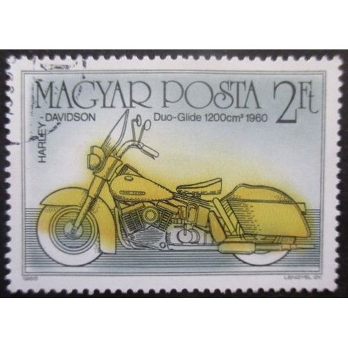 Hongrie N°3018 Moto Oblitéré