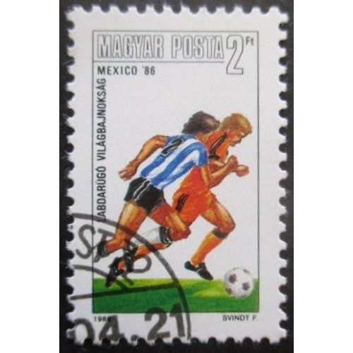 Hongrie N°3031 Coupe Du Monde De Football Mexico 1986 Oblitéré