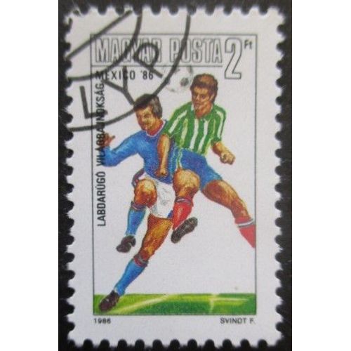 Hongrie N°3032 Coupe Du Monde De Football Mexico 1986 Oblitéré