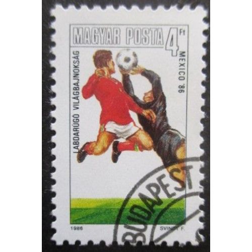 Hongrie N°3033 Coupe Du Monde De Football Mexico 1986 Oblitéré