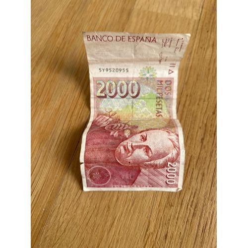 Billet Espagne 2000 Pesetas