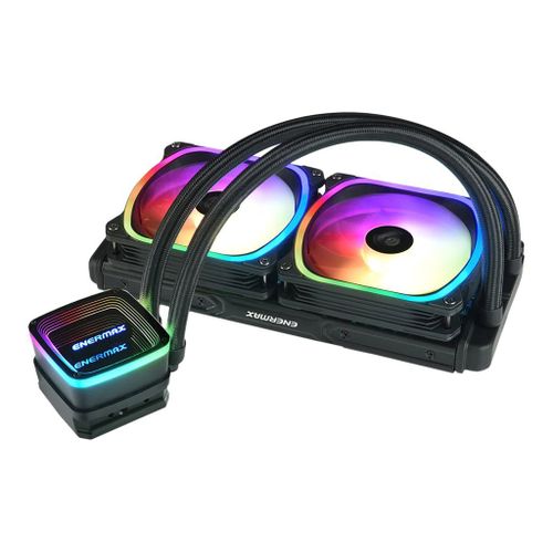 Enermax Aquafusion ADV series ELC-AQFA240-SQA - Système de refroidissement liquide de processeur - refroidisseur liquide de 240 mm pour CPU - (pour : LGA1700, LGA1200, LGA115x Socket, LGA2066...