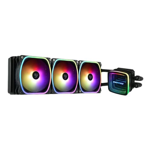 Enermax Aquafusion ADV series ELC-AQFA360-SQA - Système de refroidissement liquide de processeur - refroidisseur liquide de 360 mm pour CPU - (pour : LGA115x Socket, LGA1200, LGA1366, LGA1700...