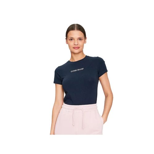 T Shirt Guess Print G Homme Bleu