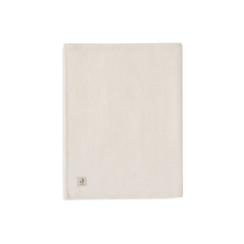 Couverture Berceau 75x100 Cm Cosy Knit Ivoire & Velvet - Jollein