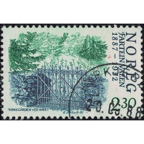 Norvège 1987 Oblitéré Used Musique Fartein Valen Compositeur Y&t No 929 Su