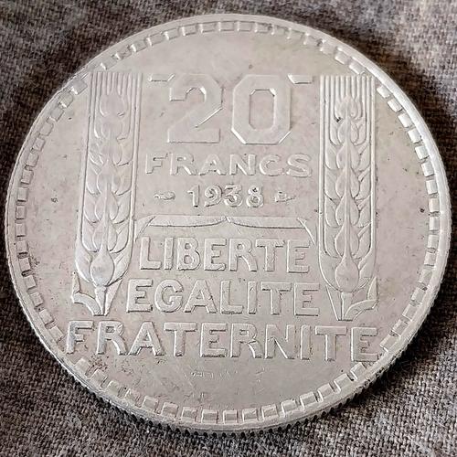 20 Franc Turin Argent 1938