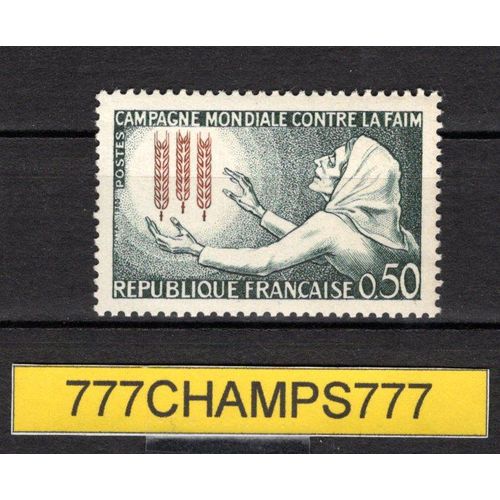 Campagne Mondiale Contre La Faim. 1963. Y & T 1379