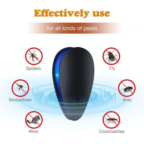 Répulsif Électronique Ultrasonique Anti-Nuisibles - Efficace Contre Rongeurs, Souris, Rats, Insectes, Araignées, Cafards Et Moustiques