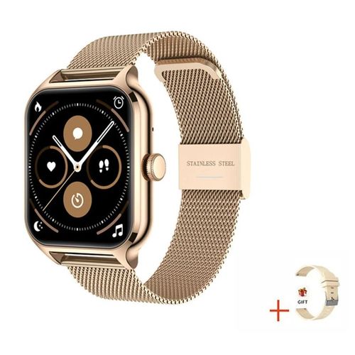 Montre Connectee Pour Android Iphone Bluetooth 5.0, Couleur: Or Gold 4
