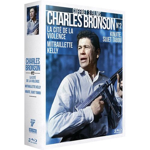 Charles Bronson - Coffret N°2 : La Cité De La Violence + Mitraillette Kelly + Kinjite : Sujet Tabou - Blu-Ray
